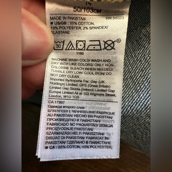 Banana Republic Button Front Denim Skirt- size 14 - Picture 5 of 5